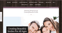 Desktop Screenshot of downeydentalgroup.com